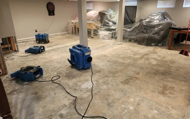 Sump Pump Failure Flooding in Fort Worth, TX