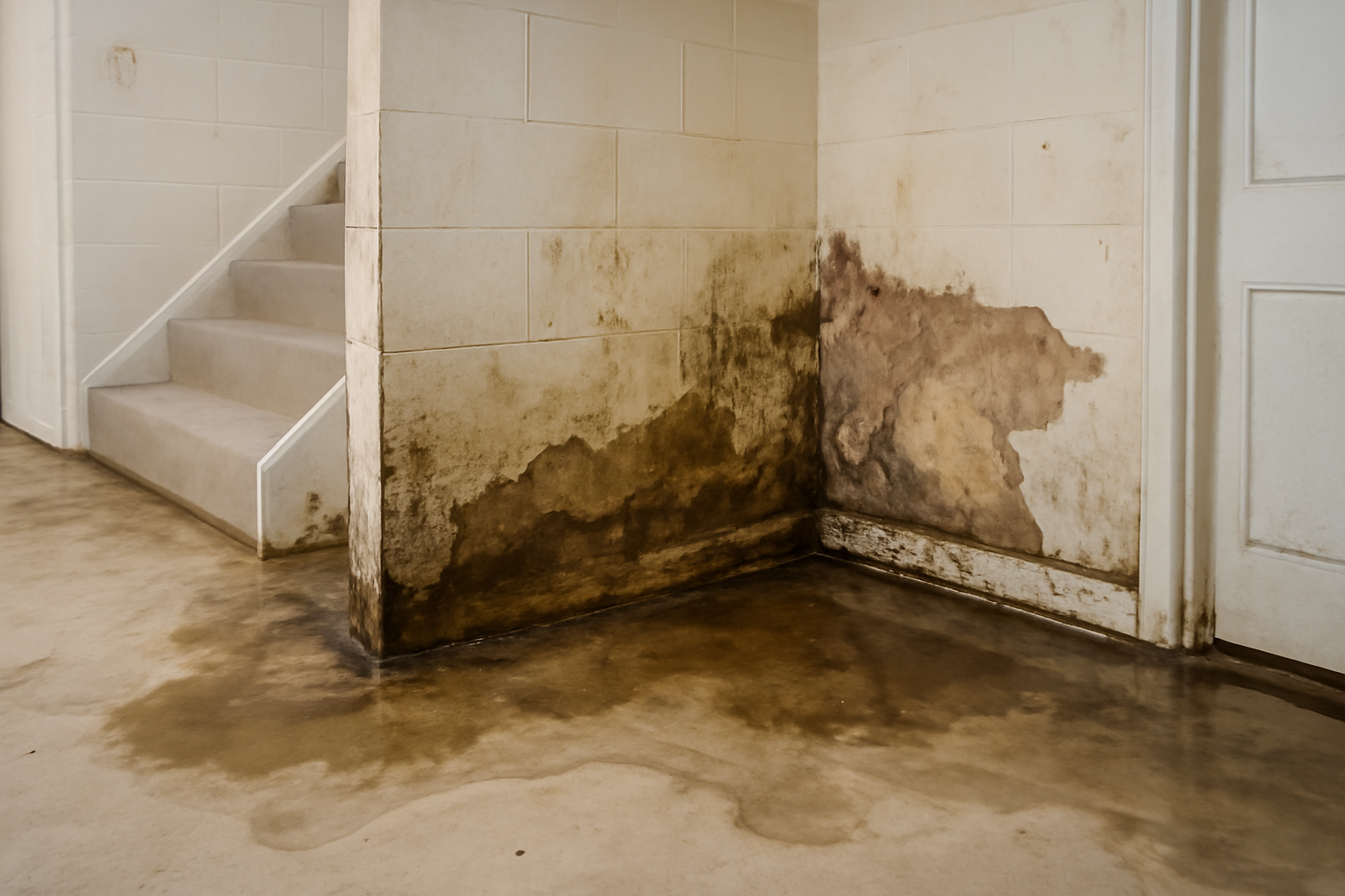 Basement Water Damage Restoration in Ennis, TX
