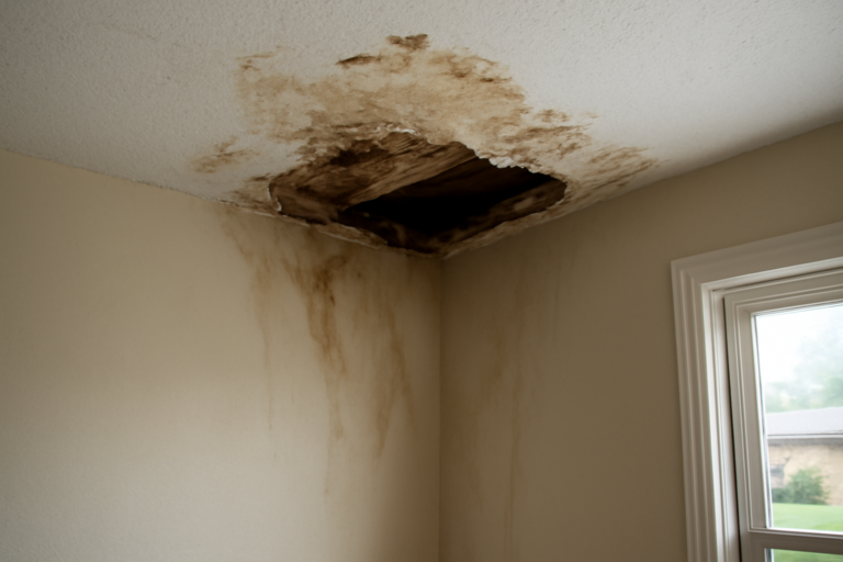 Ceiling Water Damage Repair