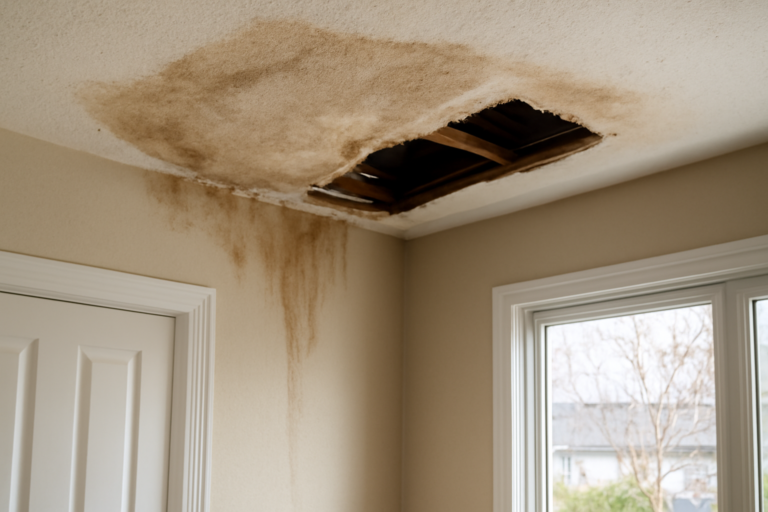 Ceiling Water Extraction