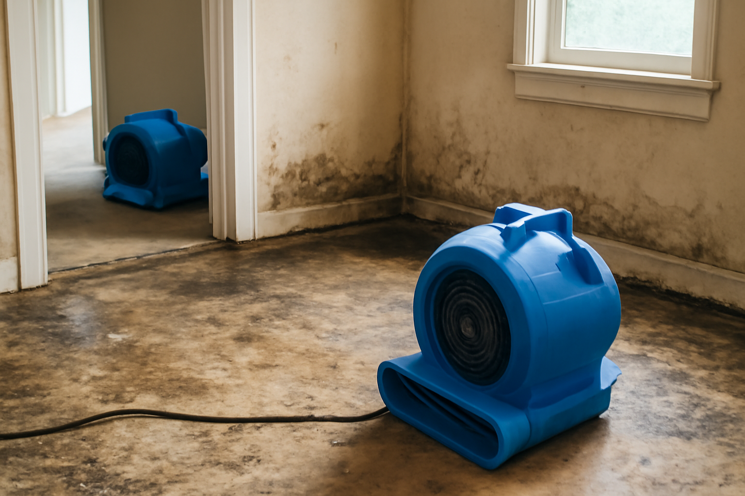 High-Velocity Air Mover Drying in Waxahachie, TX