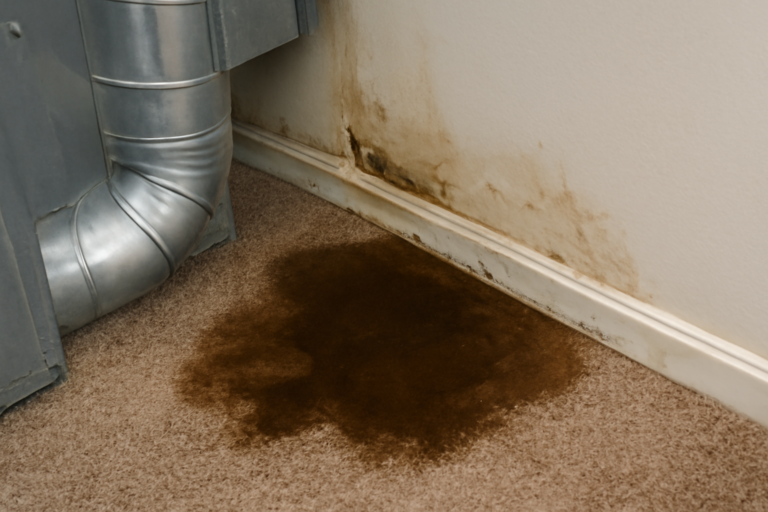 HVAC Leak Water Removal