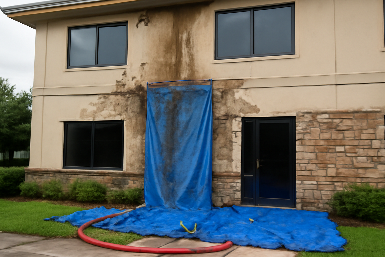 Office Building Water Damage Restoration in White Settlement, TX