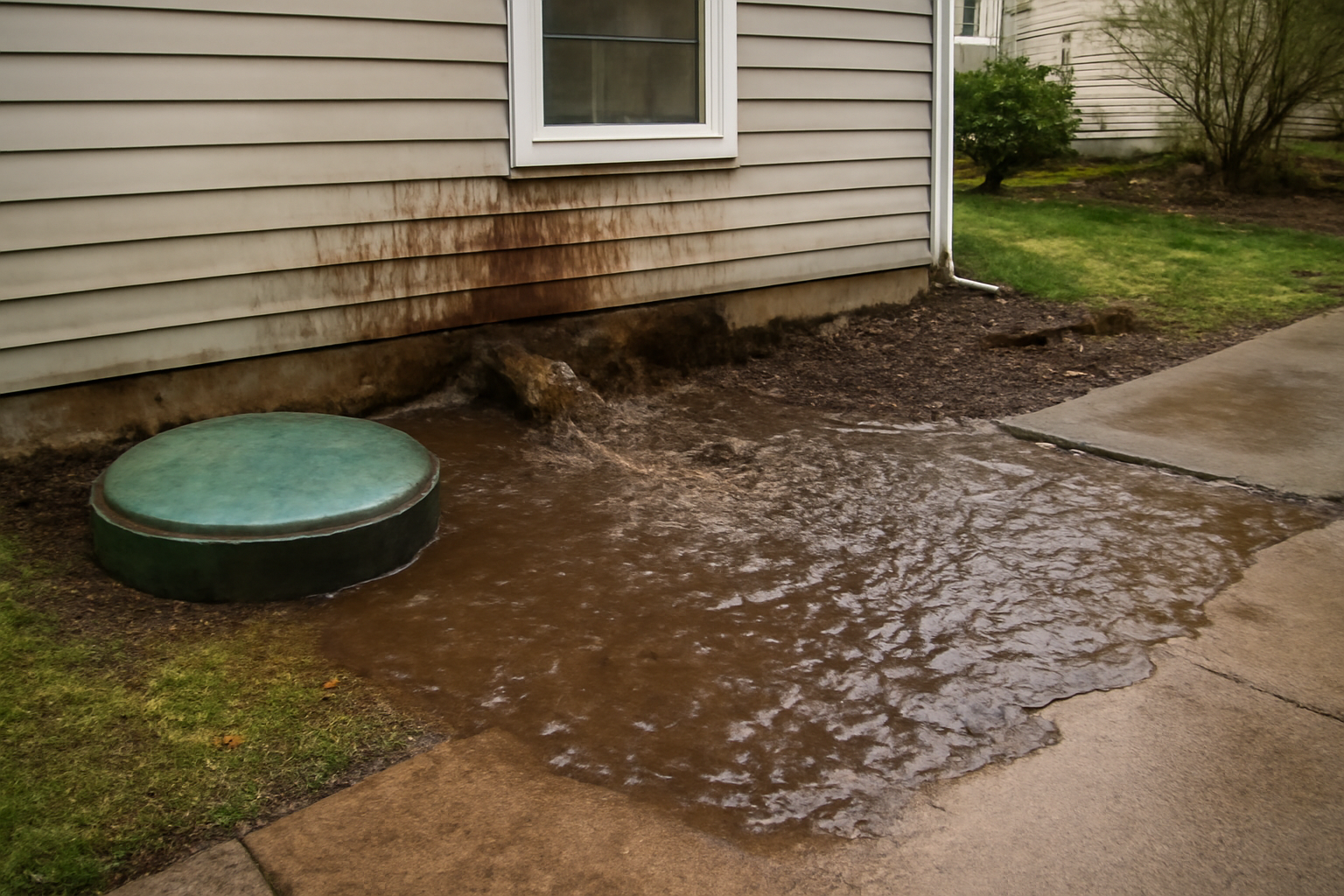 Septic Tank Backup Water Removal in The Colony, TX