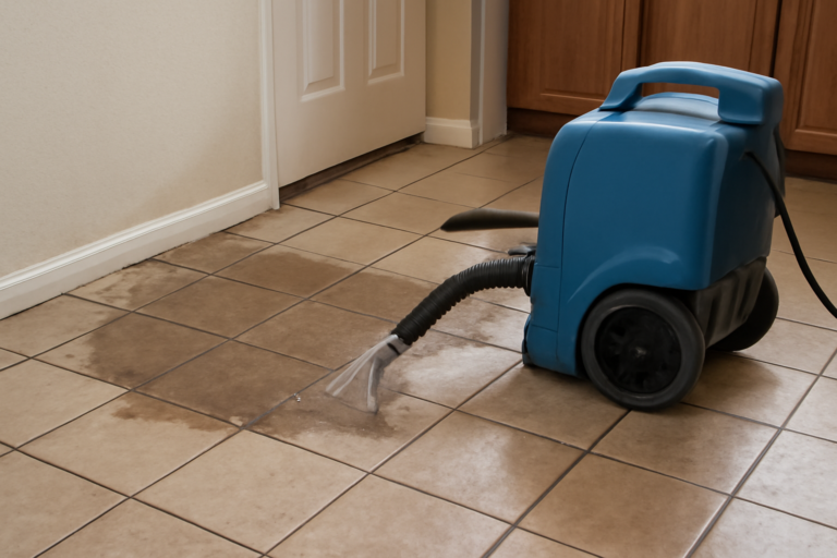 Tile Floor Water Extraction