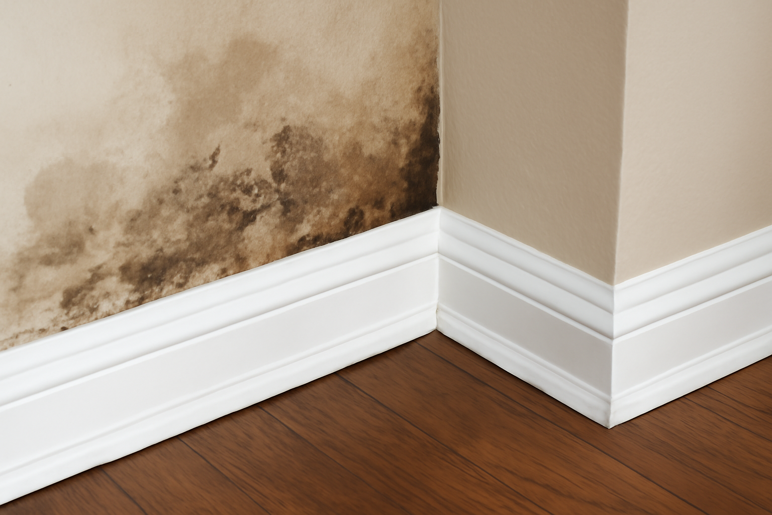 Trim & Baseboard Replacement After Water Damage in The Colony, TX