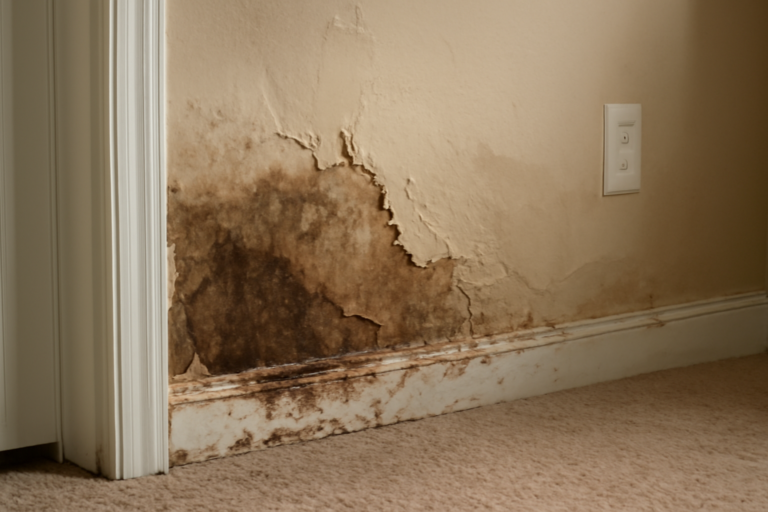 Wall Water Damage Repair