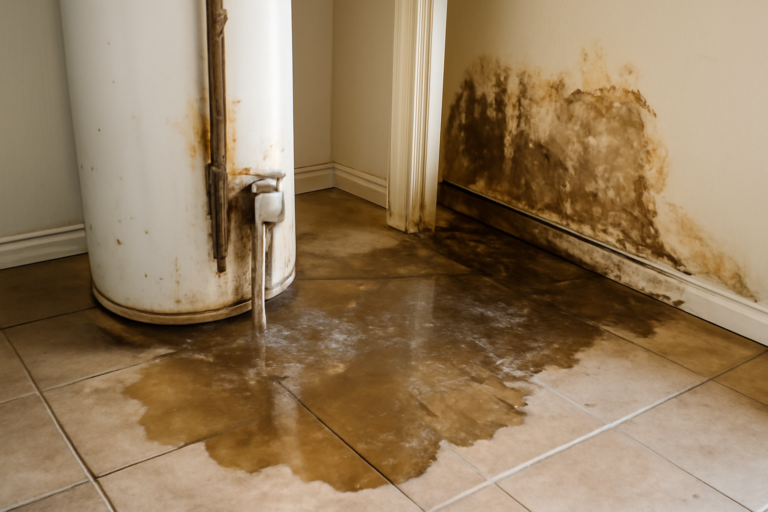 Water Heater Burst Water Removal
